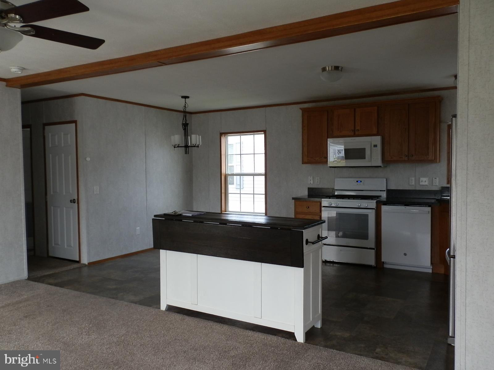Facing dining area