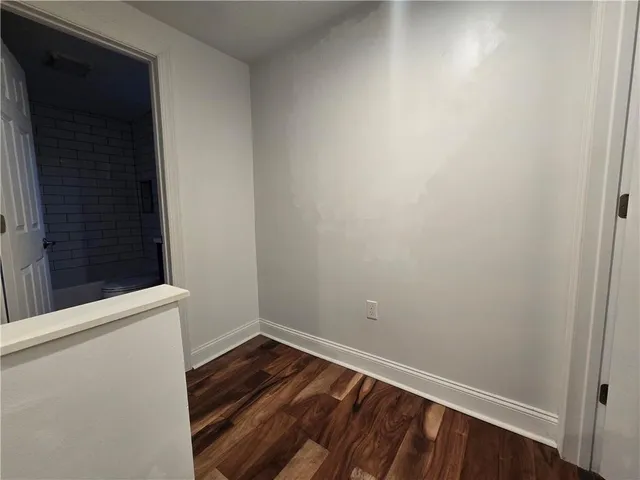 wooden floor in an empty room