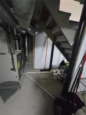 a view of under construction room and staircase