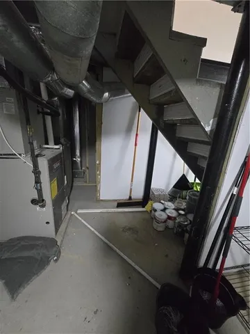 a view of under construction room and staircase