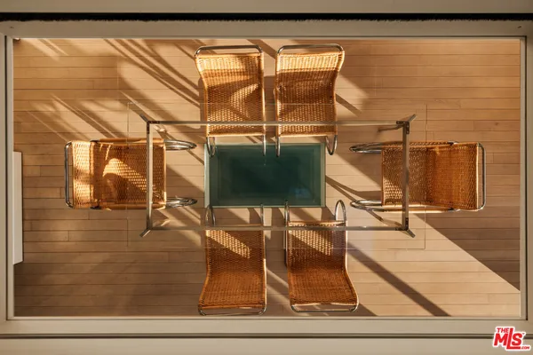 a view of a building with a street