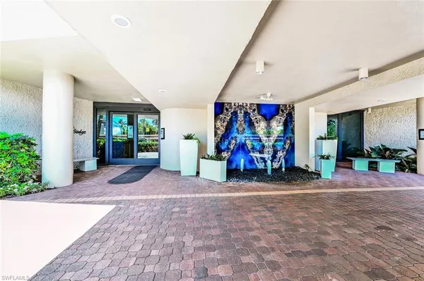 a view of a garage with furniture