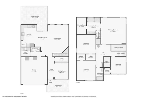 $399,999 | 410 Rosedale Boulevard, Georgetown, TX 78628