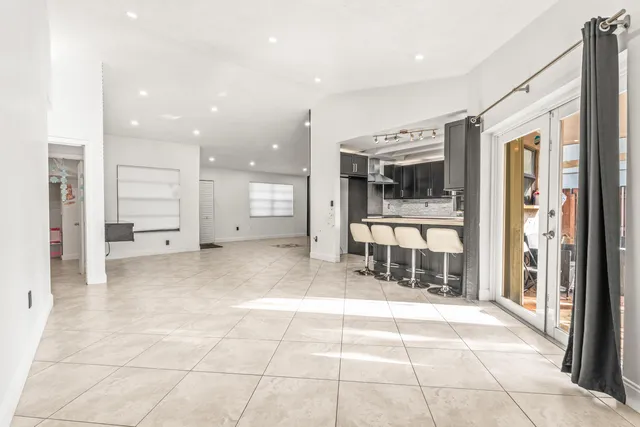 a view of an empty room