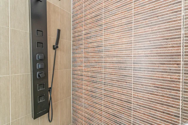 a outdoor space with wooden fence