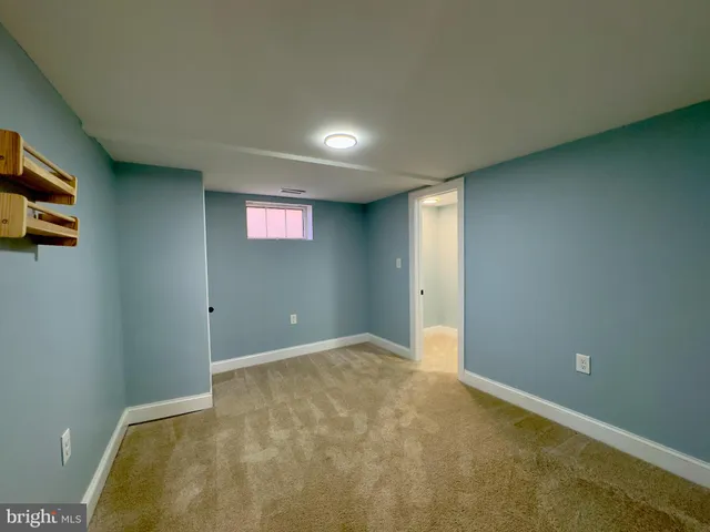 a view of an empty room