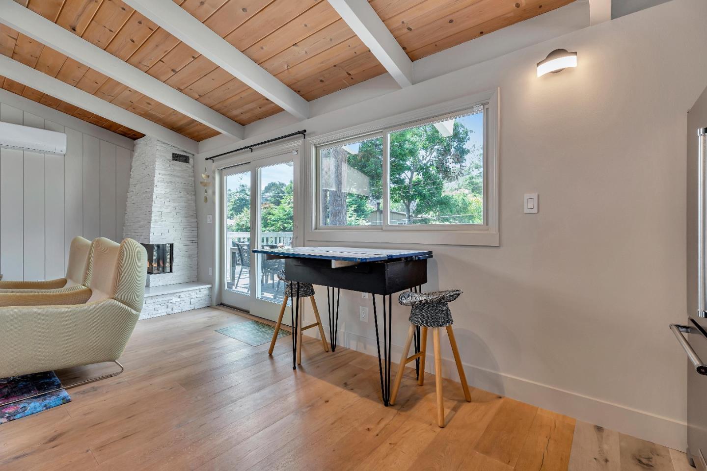 225 Treasure Island Drive Aptos, CA 95003 - Photo 41 of 63 a workspace with furniture window and wooden floor
