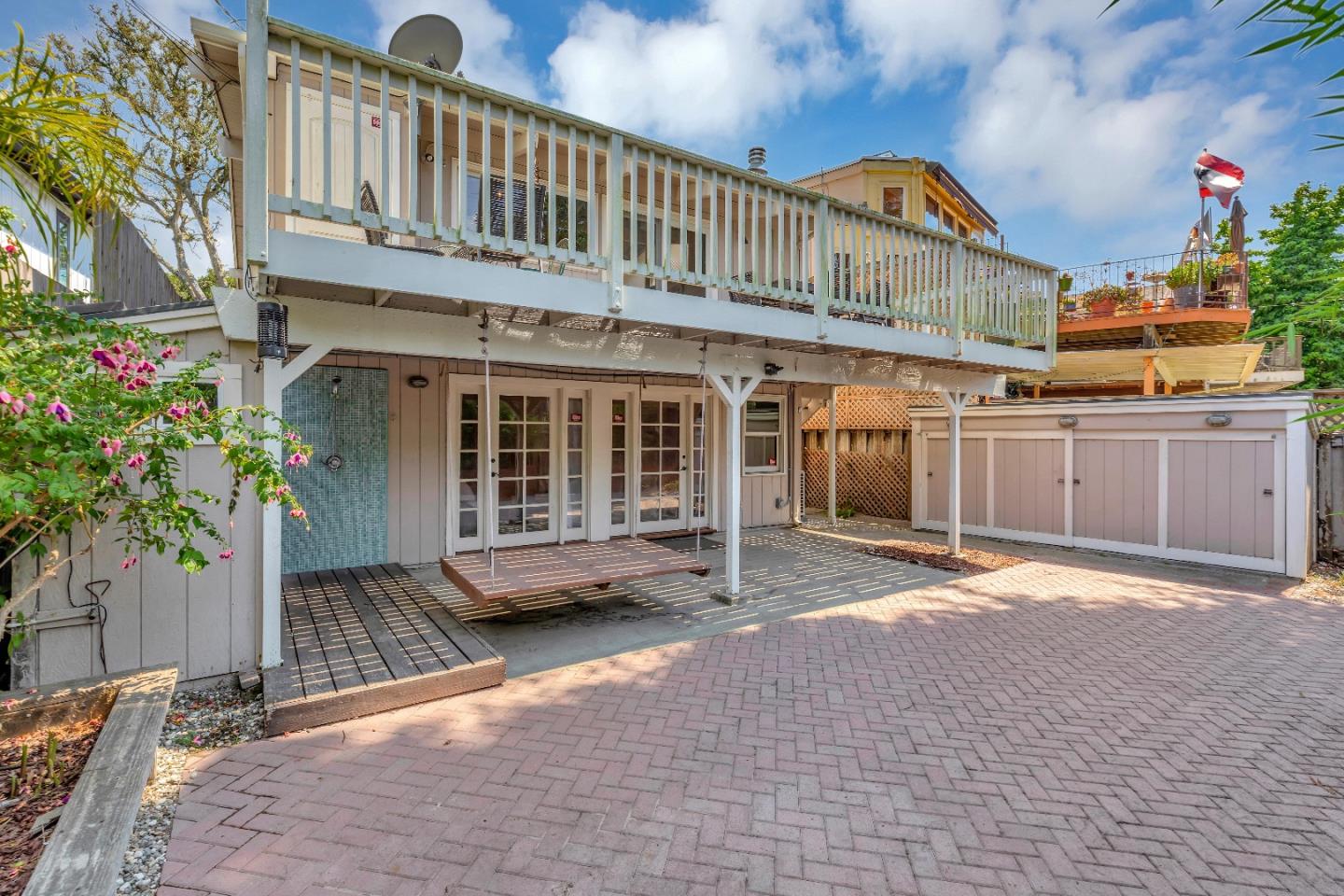225 Treasure Island Drive Aptos, CA 95003 - Photo 49 of 63 a view of a house with a wooden fence
