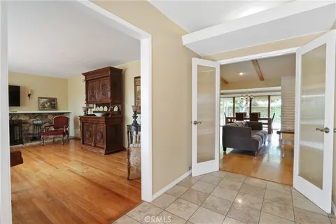 a view of a living room