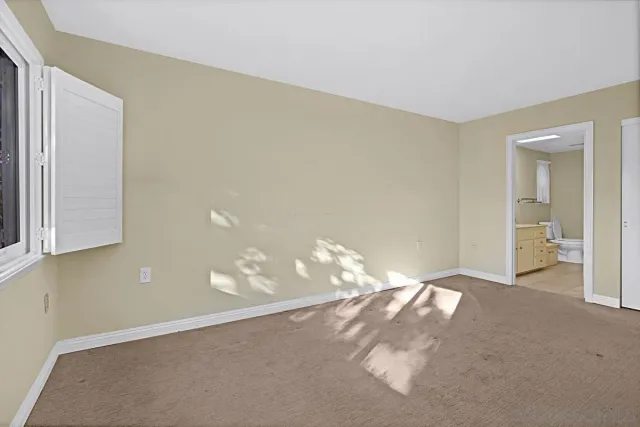 a view of empty room