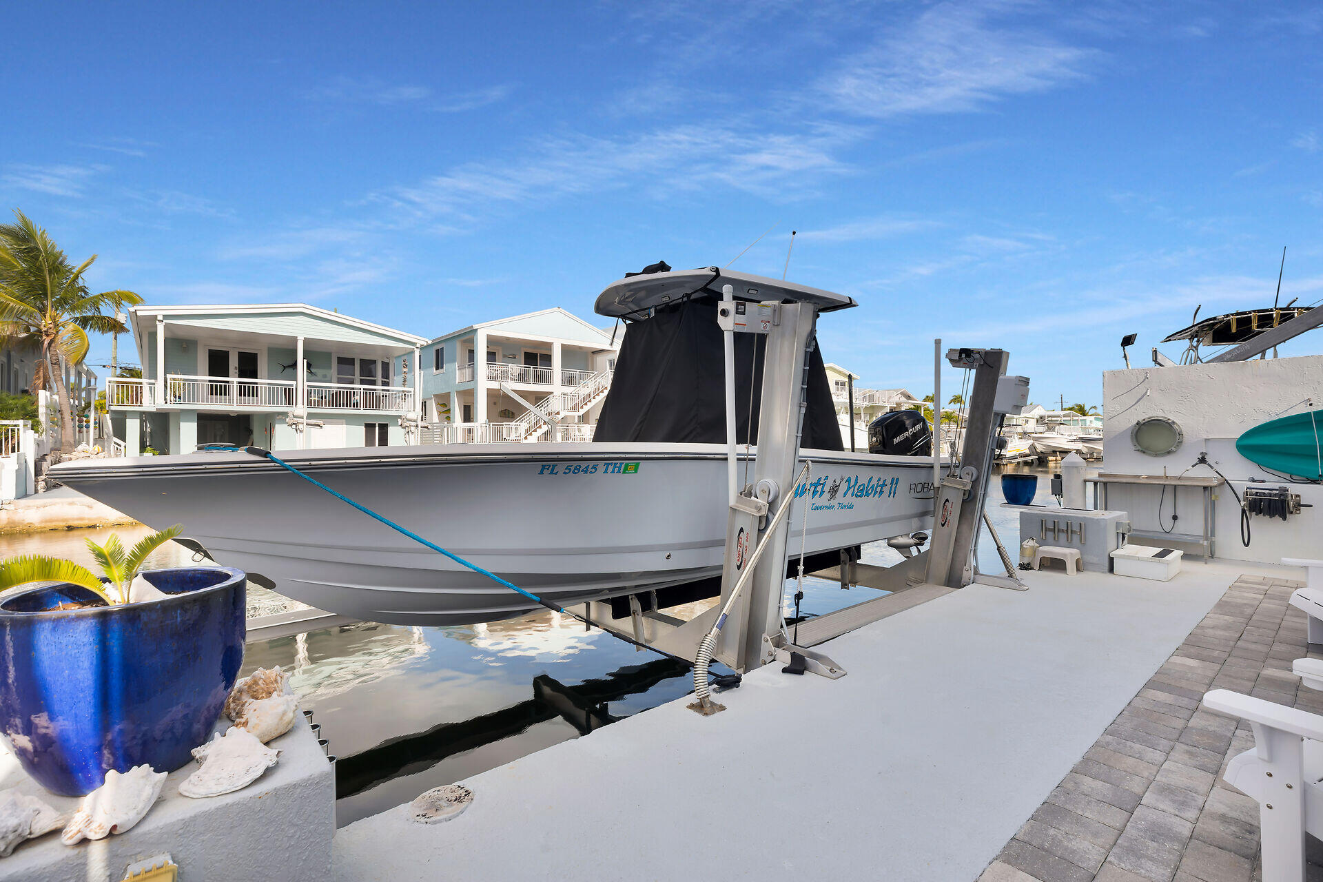 138 Normandy Drive Tavernier, FL 33070 - Photo 46 of 56 boat lift