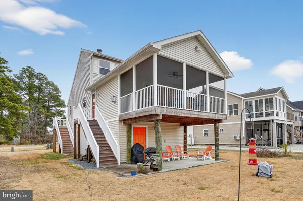 a front view of a building with street