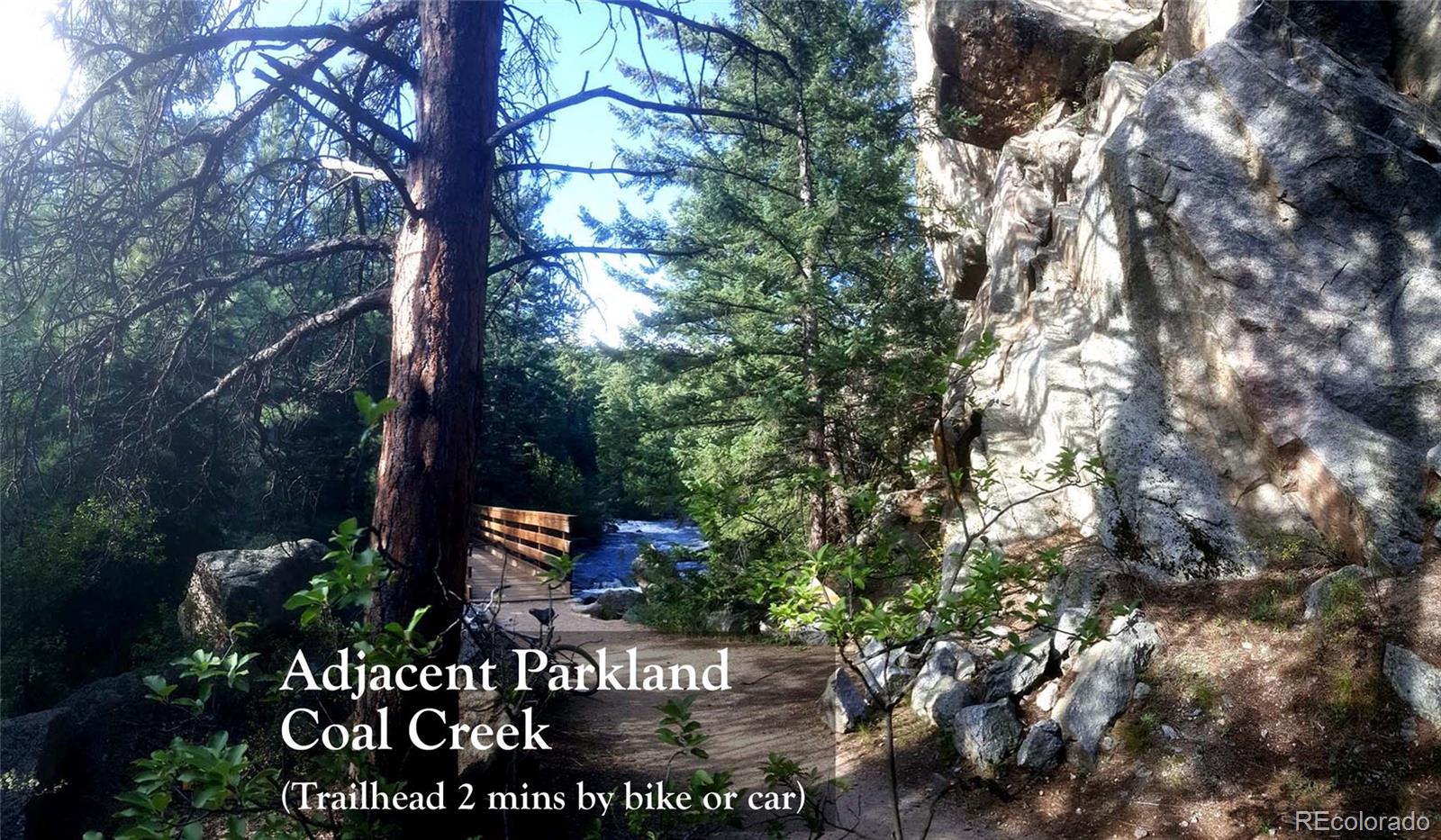 7105 Flagstaff Road Boulder, CO 80302 - Photo 43 of 45 a sign that is sitting on a tree