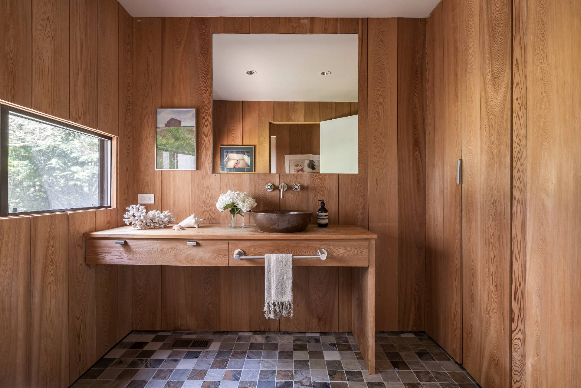 4 Baiting Hollow Road East Hampton, NY 11937 - Photo 10 of 30 a kitchen with a sink cabinets and window