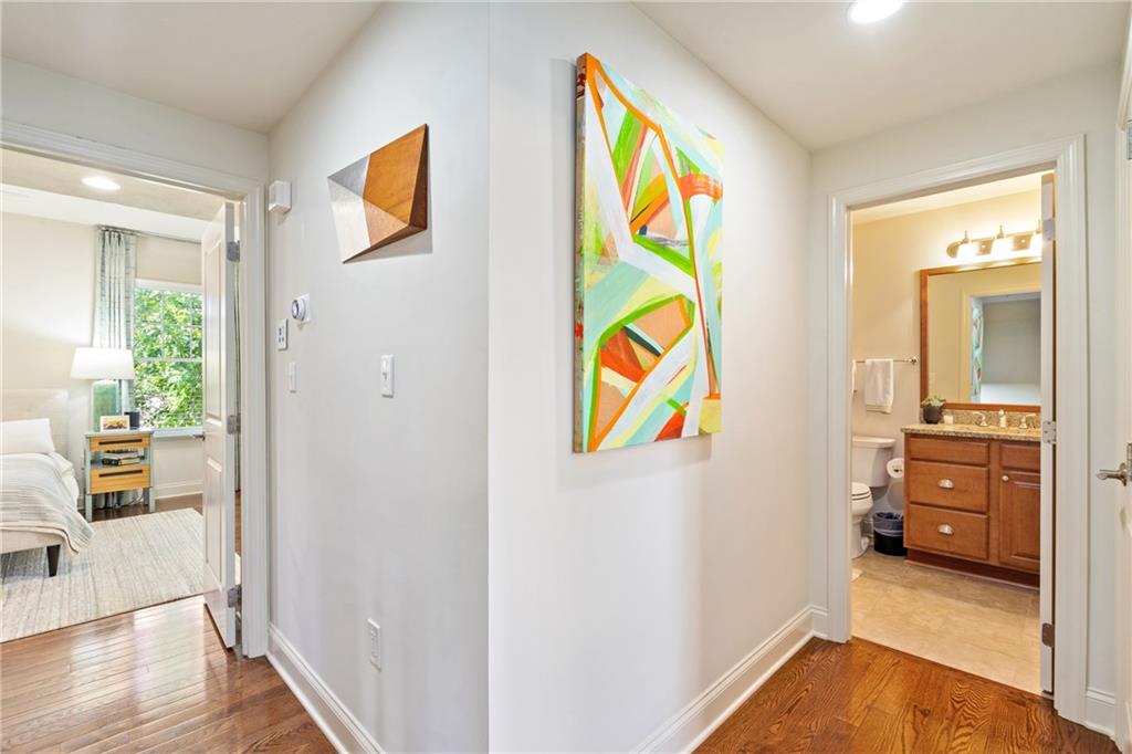 4709 Wallingford Street Pittsburgh, PA 15213 - Photo 16 of 24 a view of a bedroom from a hallway