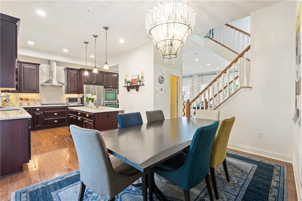 4709 Wallingford Street Pittsburgh, PA 15213 - Photo 6 of 24 a view of a dining room with furniture
