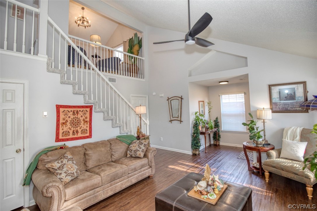 1403 Westgate Circle Williamsburg, VA 23185 - Photo 24 of 42 a living room with furniture and wooden floor