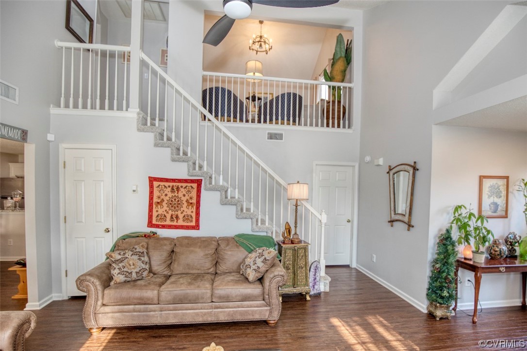 1403 Westgate Circle Williamsburg, VA 23185 - Photo 38 of 42 a living room with furniture and wooden floor