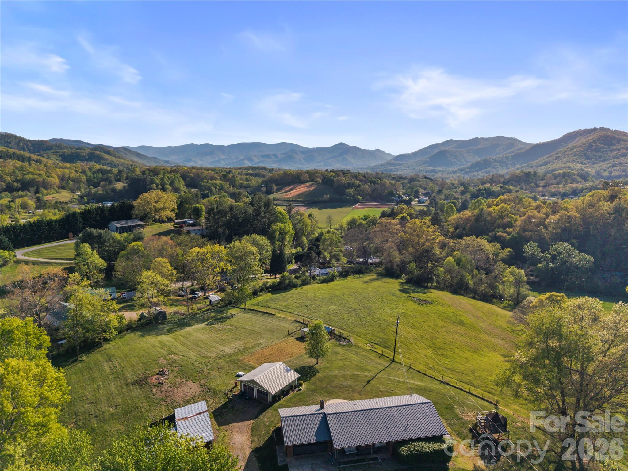882 Queentown Road Canton, NC 28716 - Photo 7 of 33 an aerial view of residential house with outdoor space
