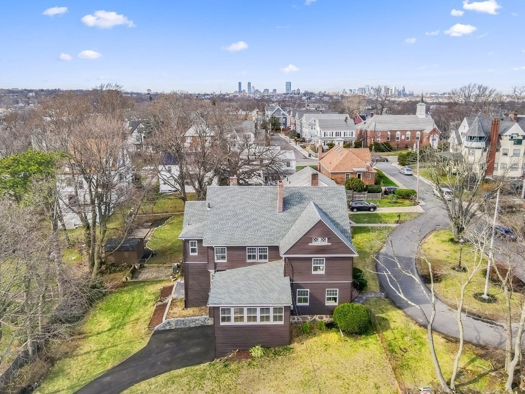 3 Rundel Park Boston, MA 02124 - Photo 30 of 31 an aerial view of a house with a garden