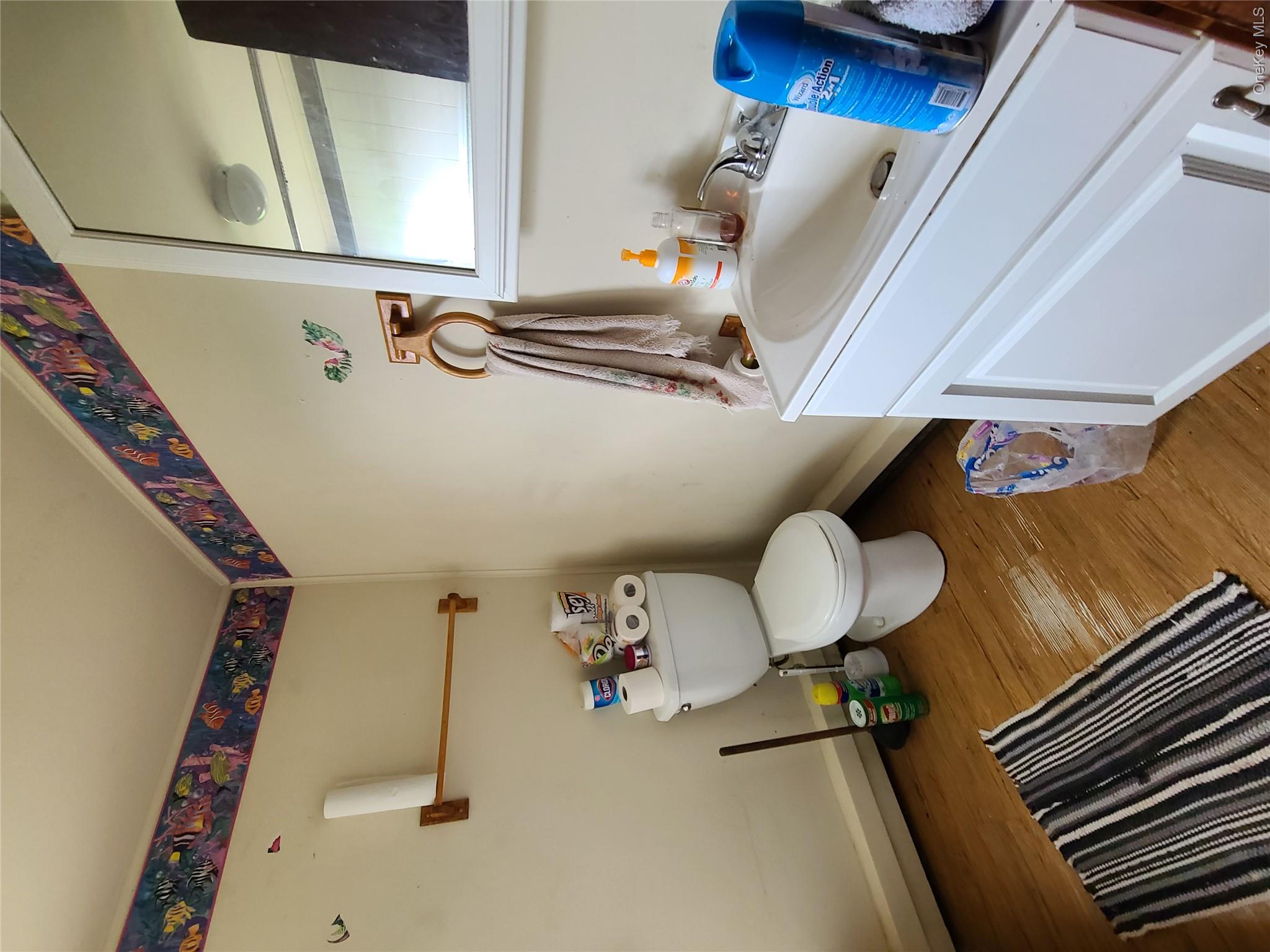 299-301 Stump Pond Road Livingston Manor, NY 12758 - Photo 19 of 50 a bathroom with a sink toilet and shower