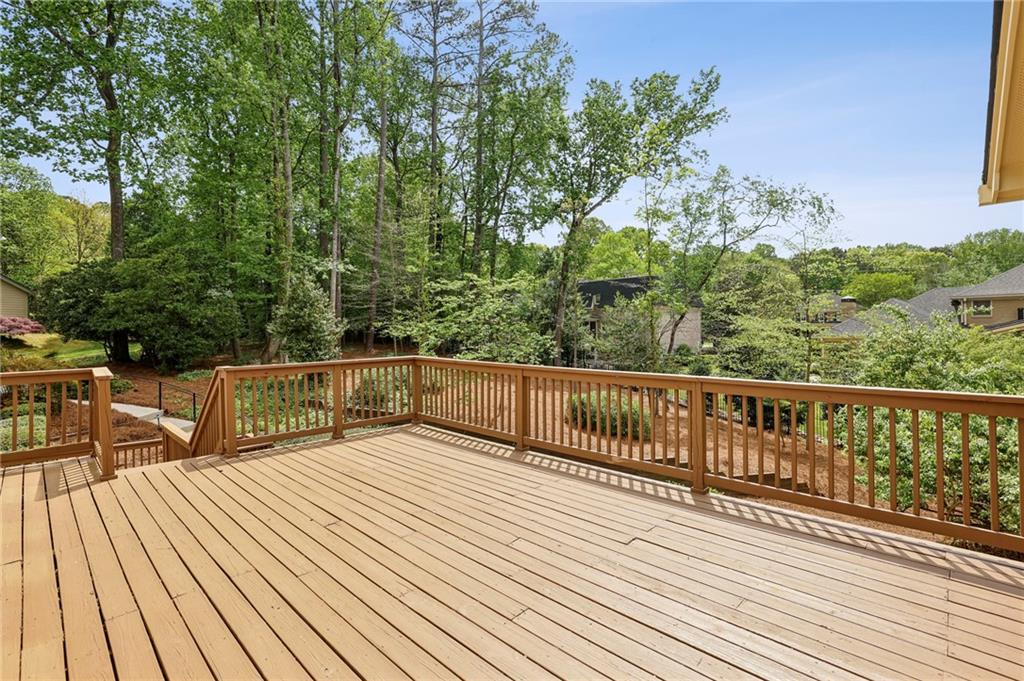 1843 Vancroft Court Atlanta, GA 30338 - Photo 38 of 46 a view of balcony with wooden floor and fence