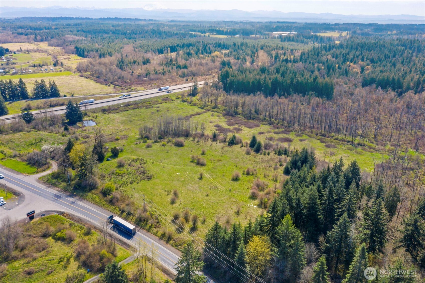 107 West Avery Road, Unit A & B Winlock, WA 98596 - Photo 13 of 33 an aerial view of residential houses with outdoor space