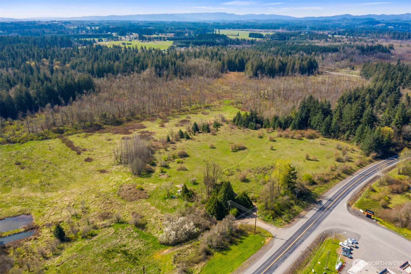 107 West Avery Road, Unit A & B Winlock, WA 98596 - Photo 33 of 33 a view of a lake with a mountain in the background