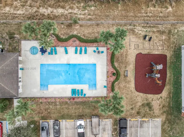 a view of outdoor space with seating area