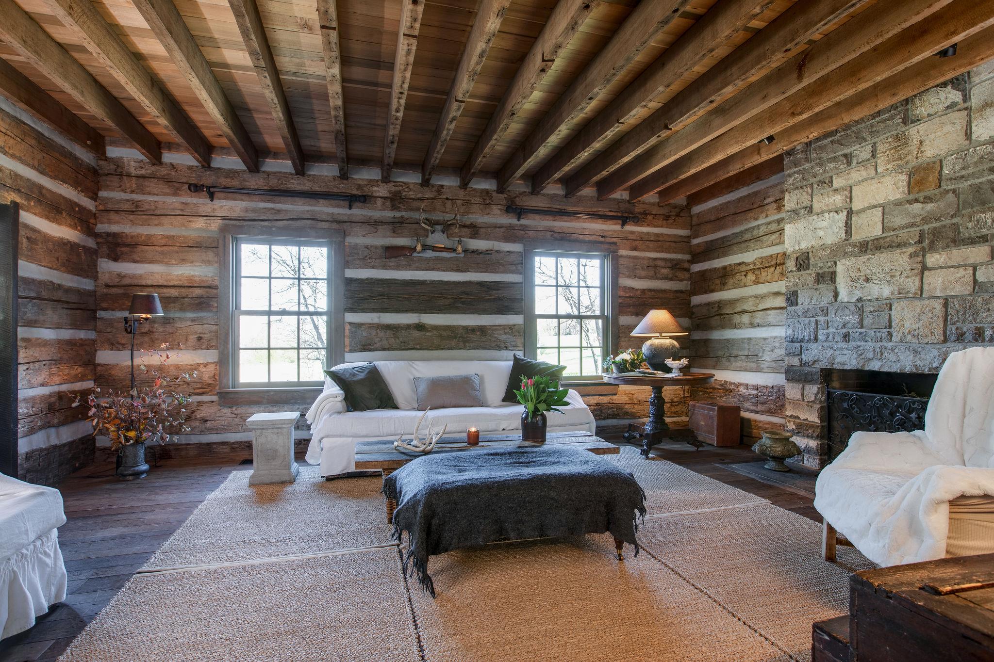 4498 Dyke Bennett Road Franklin, TN 37064 - Photo 5 of 29 a bedroom with furniture or chandelier and a fireplace