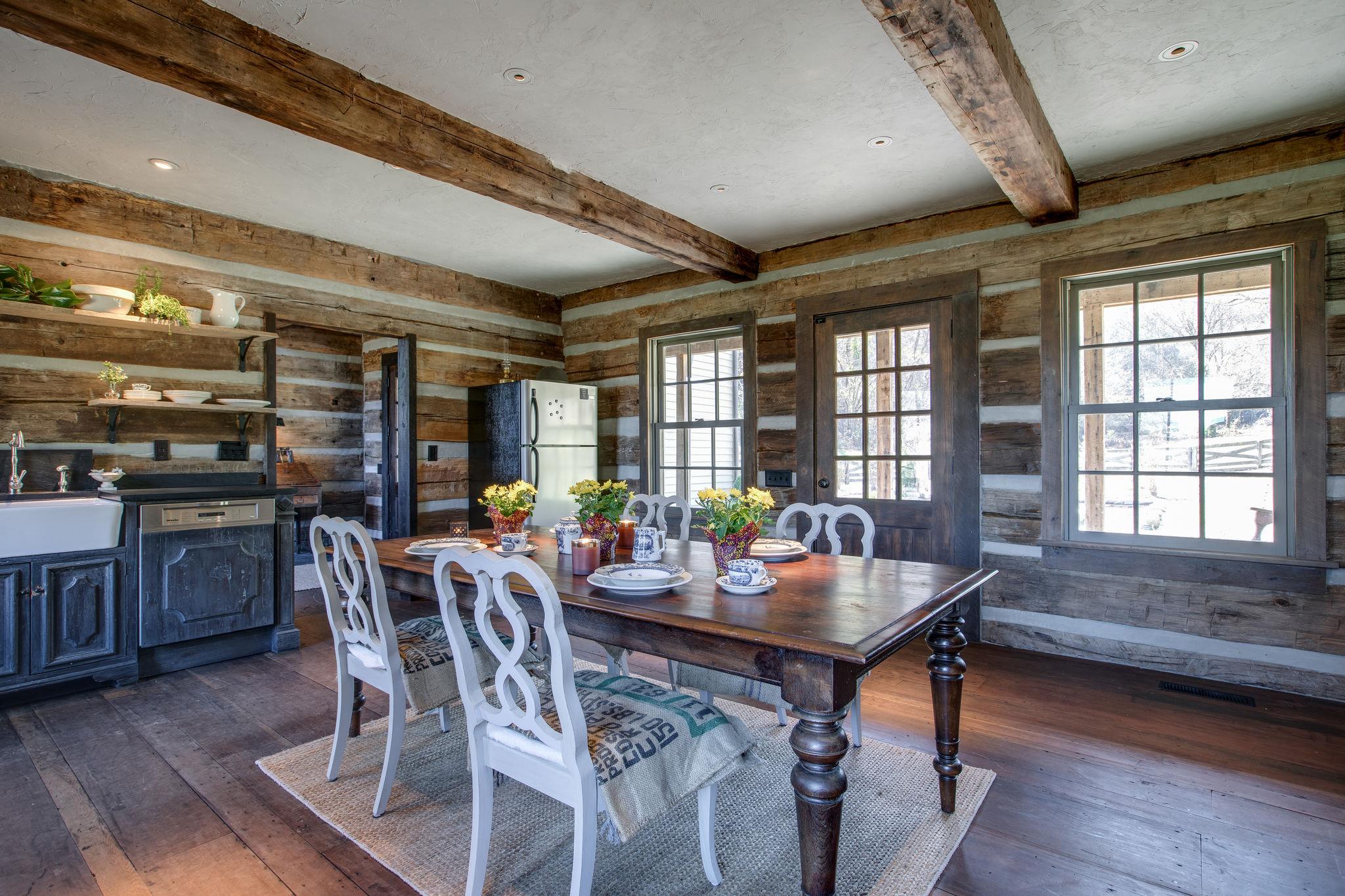 4498 Dyke Bennett Road Franklin, TN 37064 - Photo 8 of 29 a view of a dining room with furniture window and wooden floor