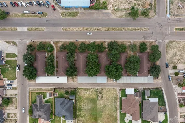 a view of building with an outdoor space