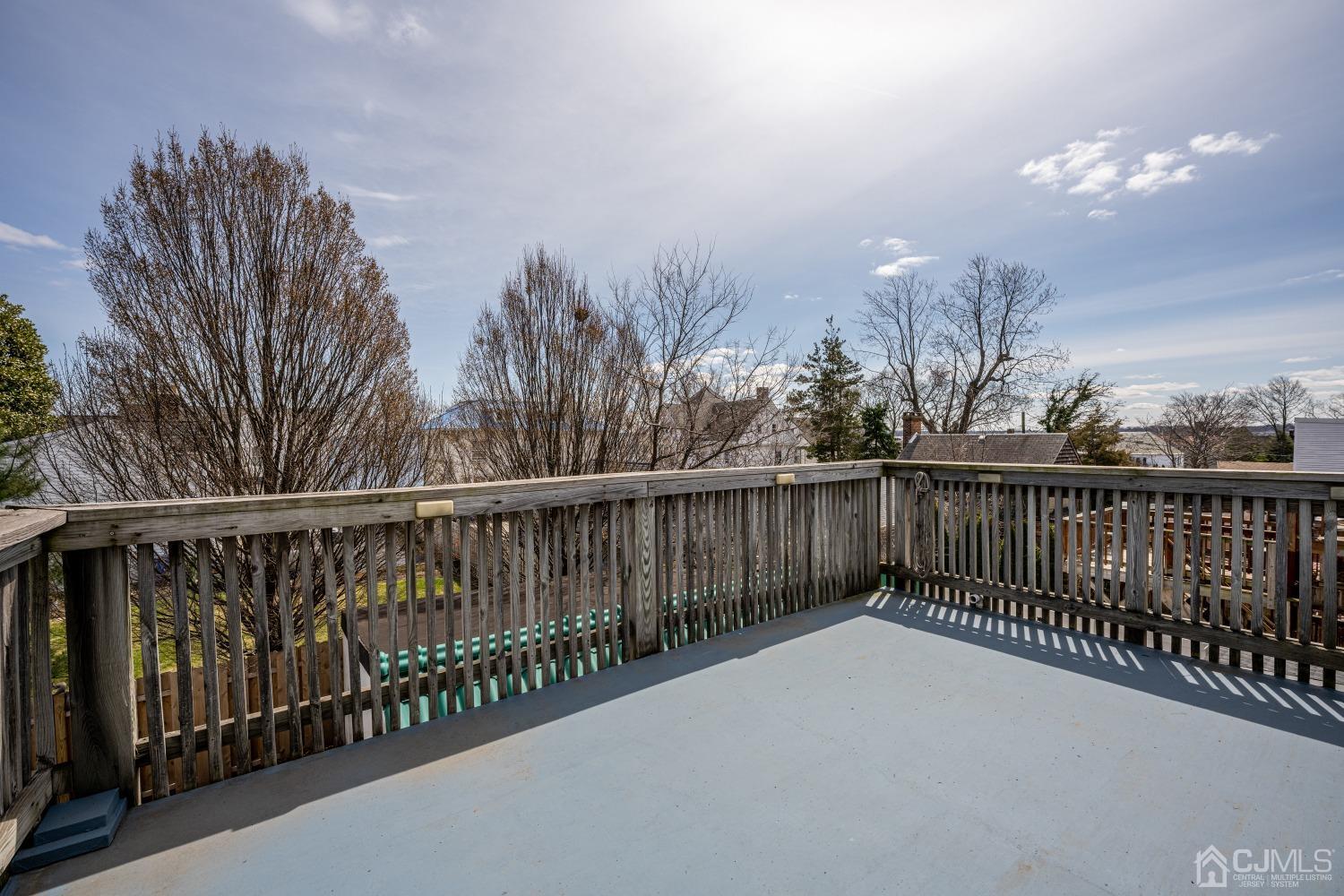 120 Rector Street Perth Amboy, NJ 08861 - Photo 18 of 34 a balcony with trees in front of it