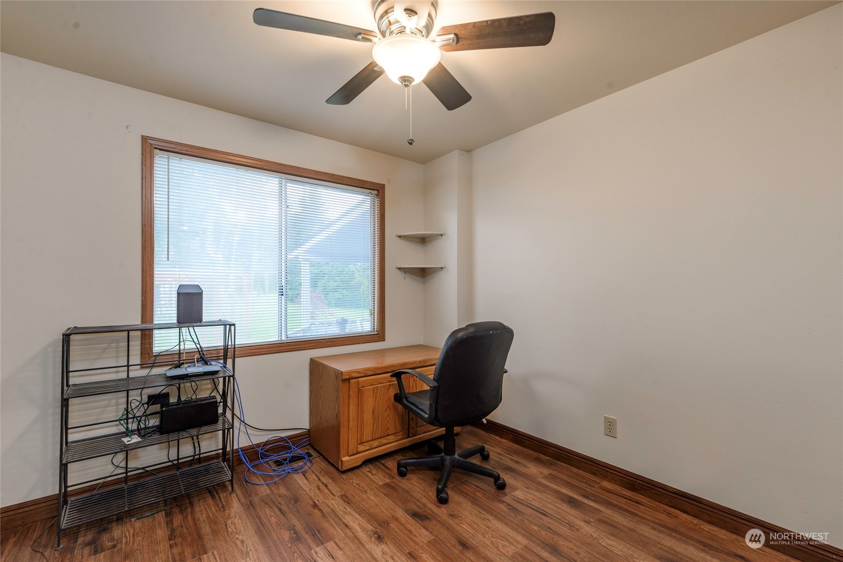 18524 Ivan Street Southwest Rochester, WA 98579 - Photo 11 of 20 a view of a workspace with furniture and a window