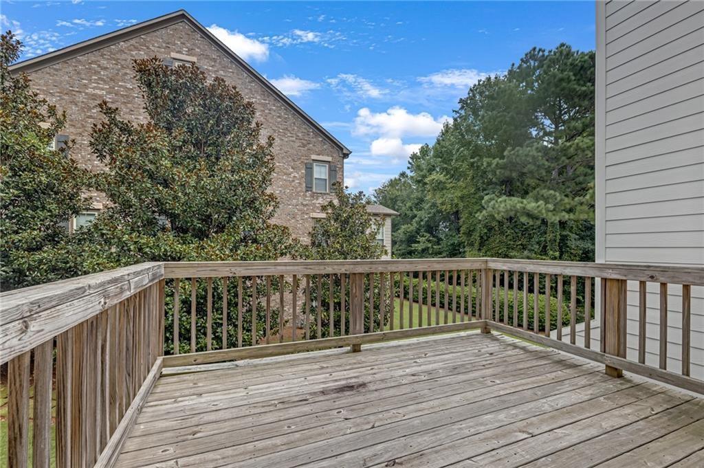 6513 Bennington Bluff Court, Unit 2 Mableton, GA 30126 - Photo 31 of 41 a view of balcony with wooden floor