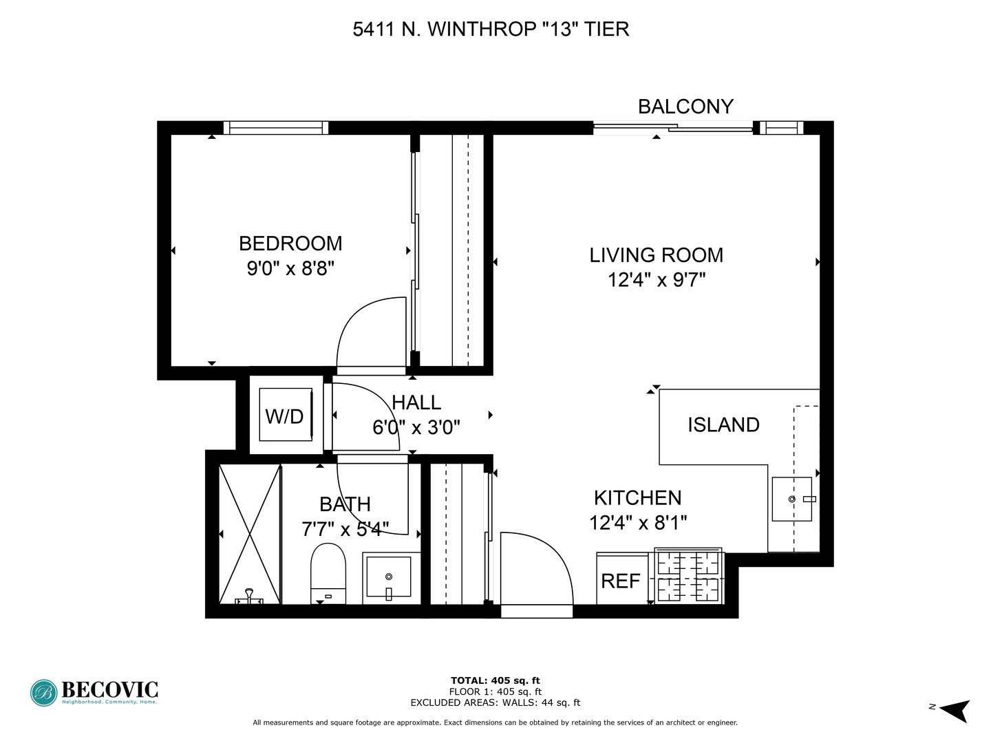 5411 North Winthrop Avenue, Unit 513 Chicago, IL 60640 - Photo 11 of 14 a picture of a book and a bed