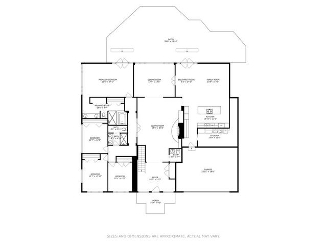 687 Birch Road Glencoe, IL 60022 - Photo 37 of 38 a picture of floor plan