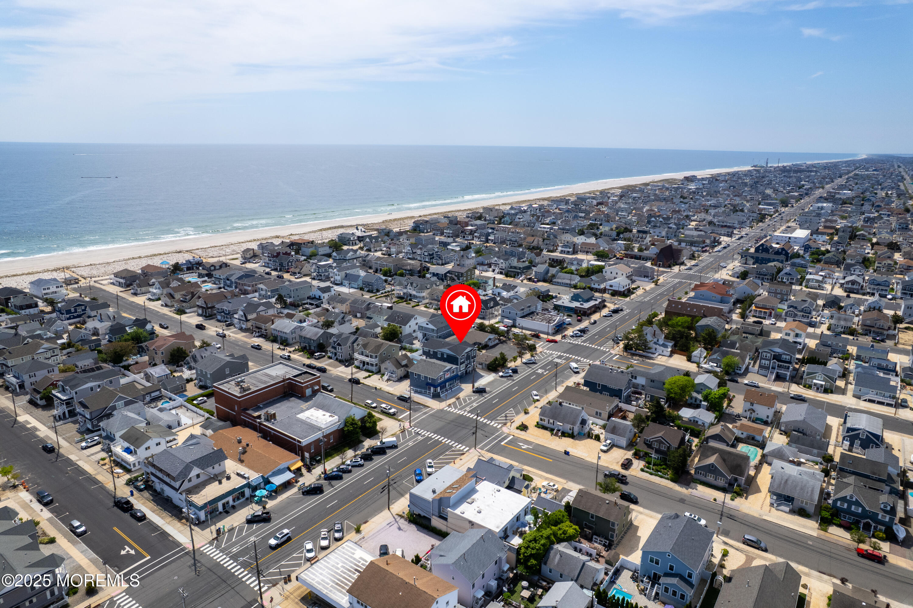 1503 Grand Central Avenue, Unit 2 Lavallette, NJ 08735 - Photo 36 of 47 an aerial view of a city