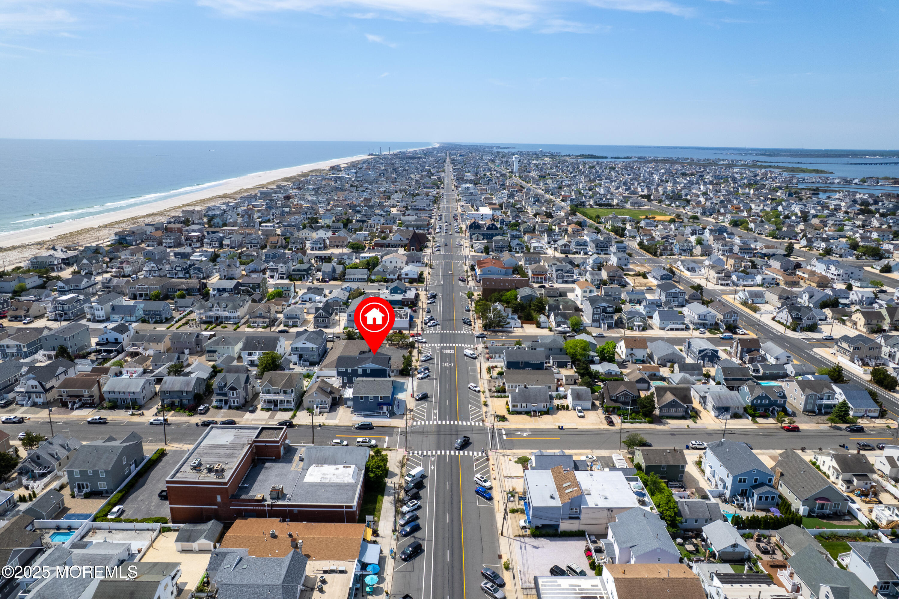 1503 Grand Central Avenue, Unit 2 Lavallette, NJ 08735 - Photo 37 of 47 an aerial view of a city