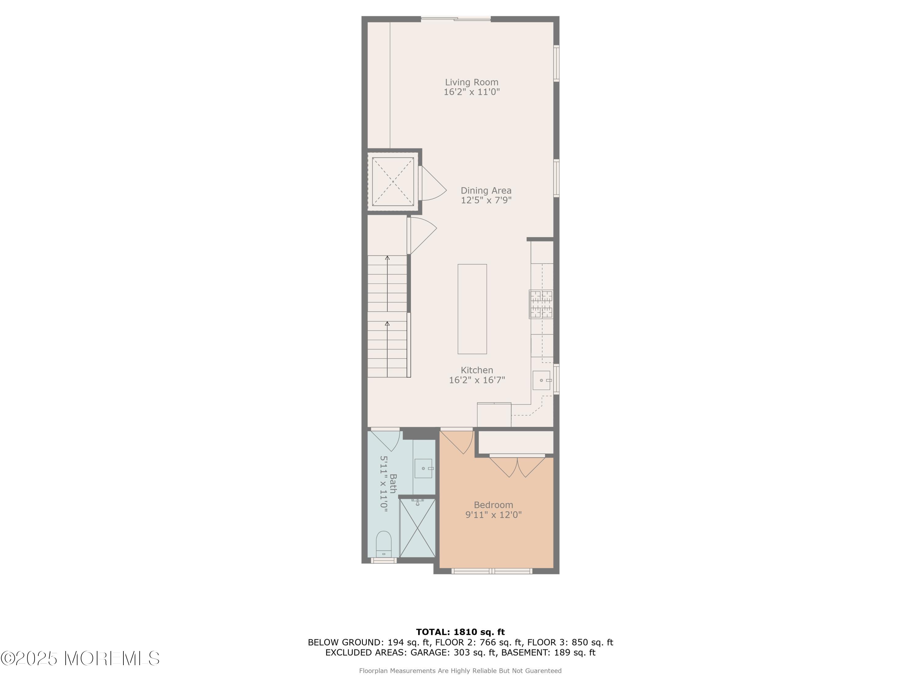 1503 Grand Central Avenue, Unit 2 Lavallette, NJ 08735 - Photo 45 of 47 a picture of a floor plan