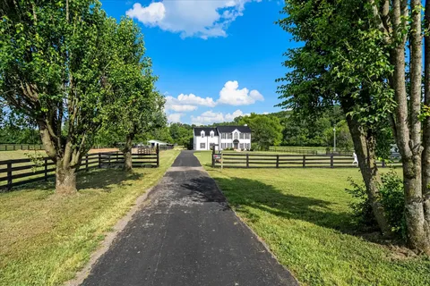 a view of a fountain with a swimming pool
