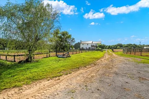 a view of an outdoor space and a yard