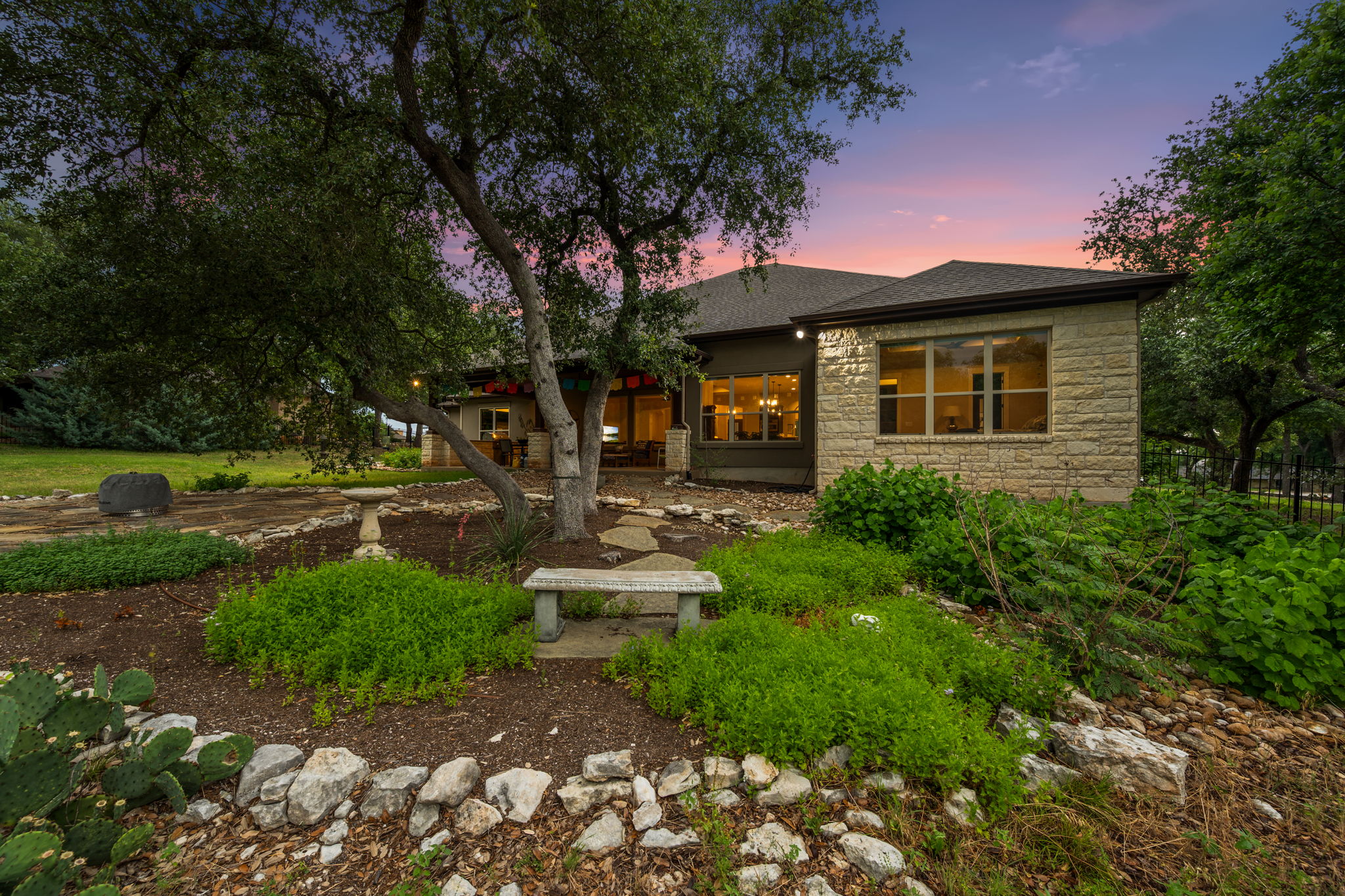 212 Marbella Way Georgetown, TX 78633 - Photo 39 of 40 a front view of a house with garden