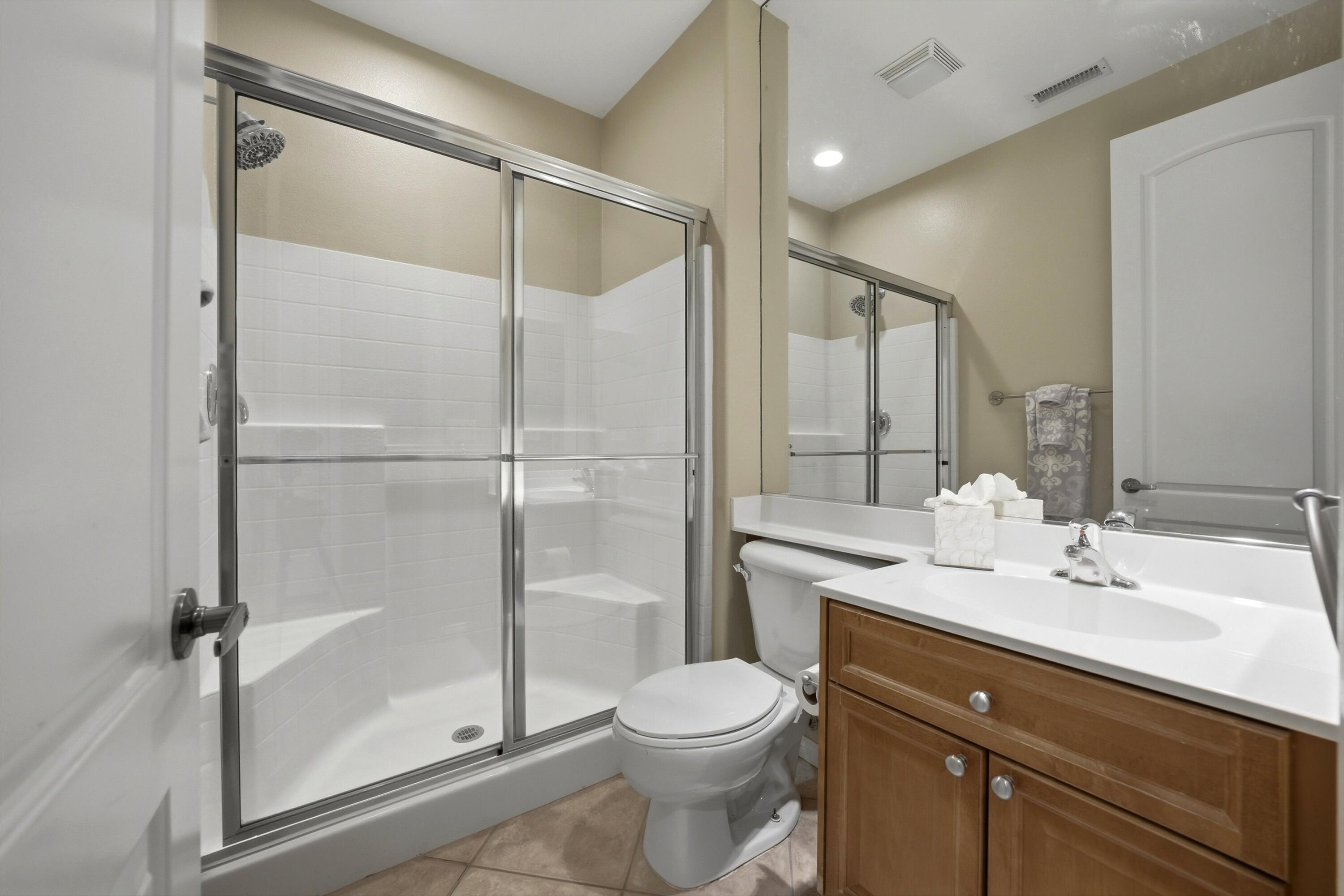 232 Via Firenza Rancho Mirage, CA 92270 - Photo 20 of 43 a bathroom with a sink toilet and shower