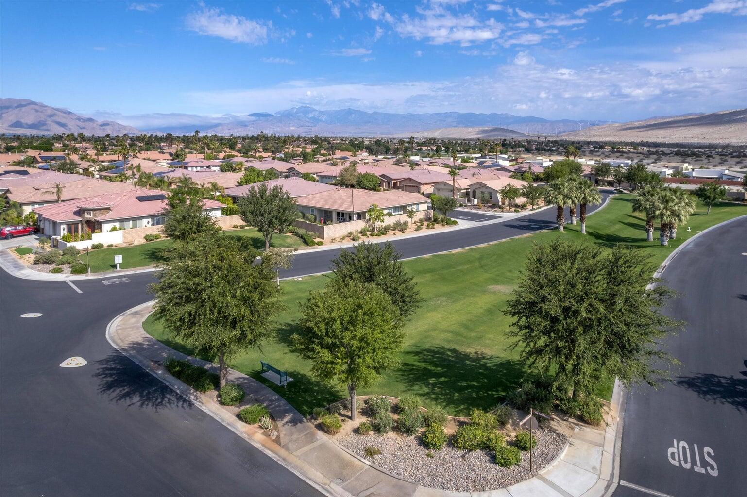232 Via Firenza Rancho Mirage, CA 92270 - Photo 43 of 43 an aerial view of residential houses with outdoor space and trees