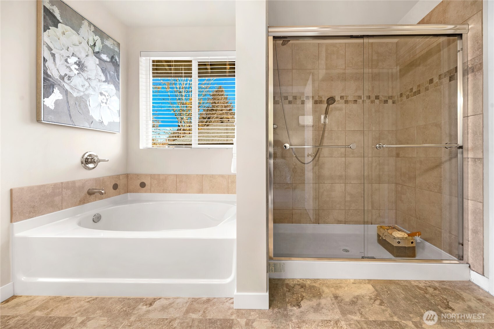 10034 59th Avenue South Seattle, WA 98178 - Photo 24 of 39 a bathroom with a bathtub and a shower