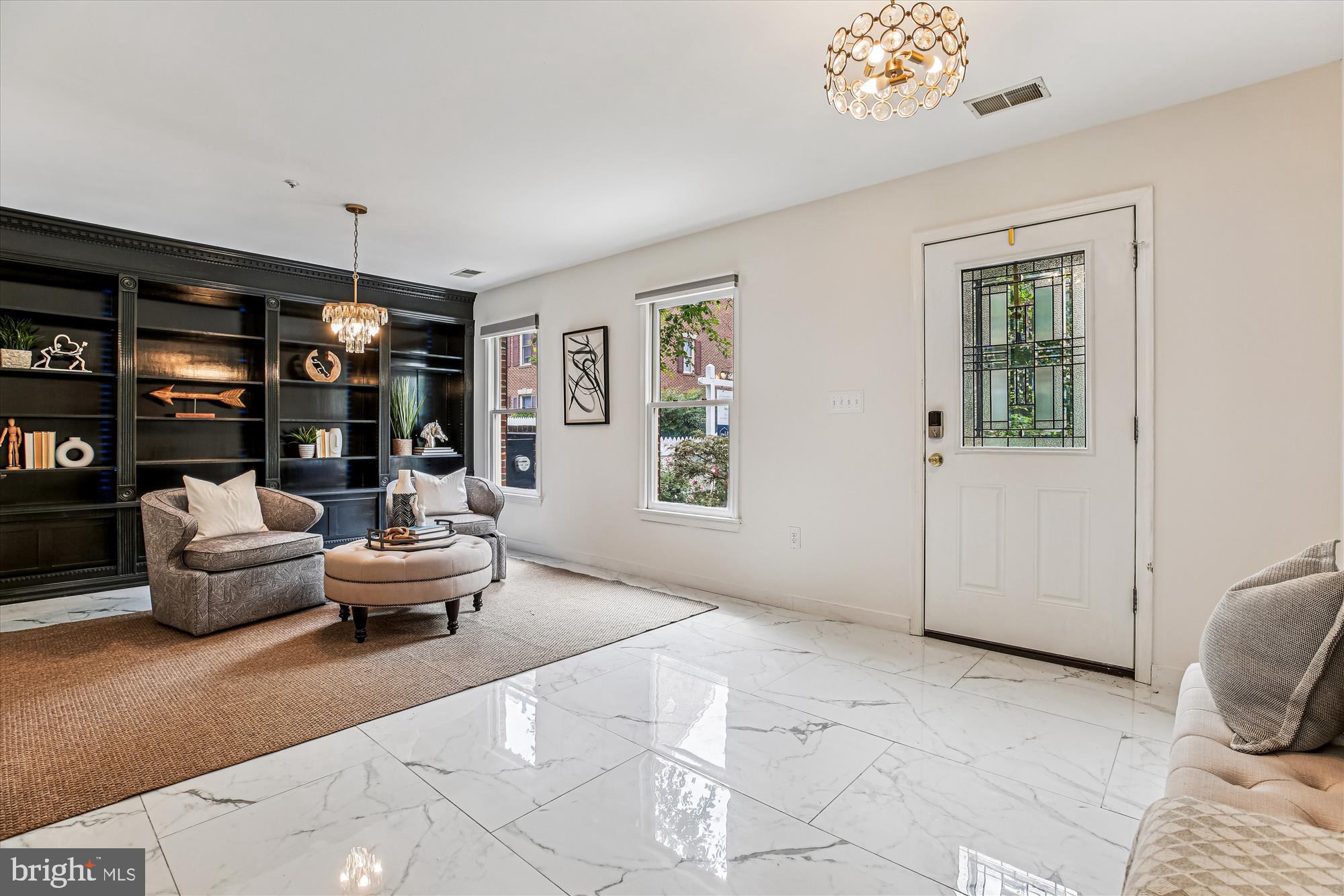 120 Ridgepoint Place Gaithersburg, MD 20878 - Photo 26 of 51 a living room with furniture and chandelier
