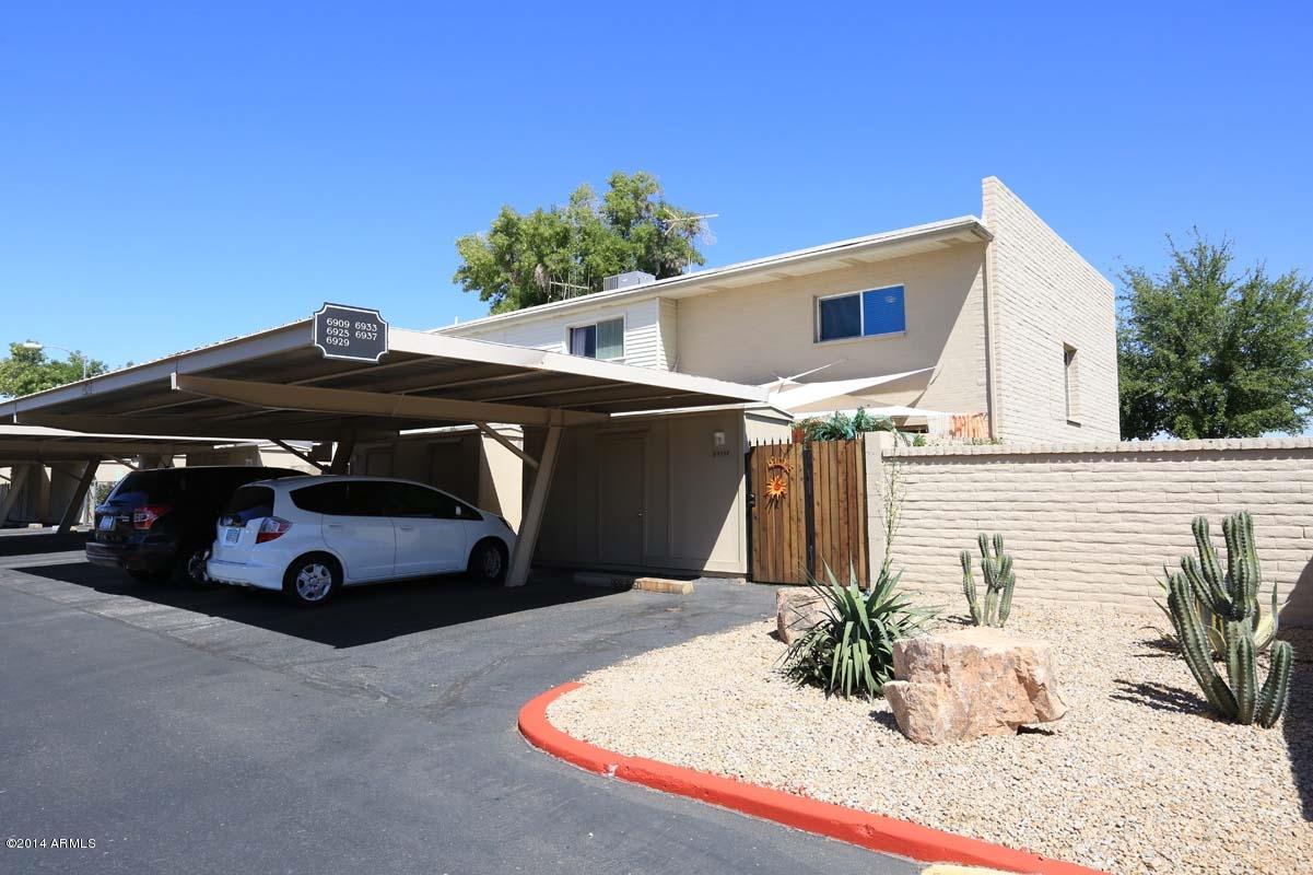 6929 East Osborn Road, Unit F Scottsdale, AZ 85251 - Photo 27 of 44 Covered Parking In Rear