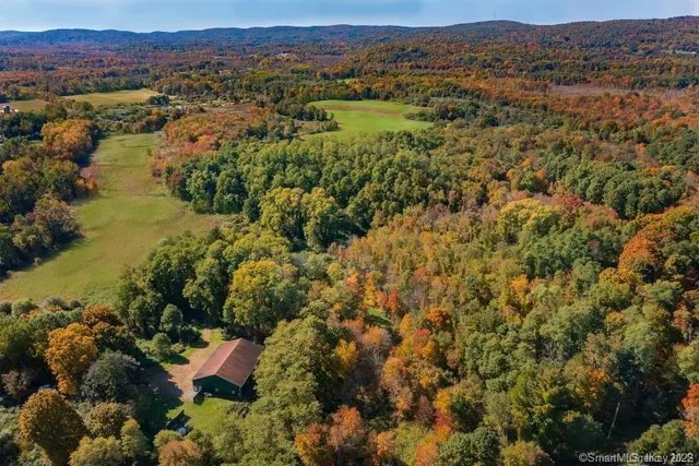 a view of city and mountain