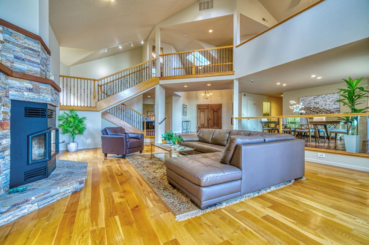 925 Skyward Drive Aptos, CA 95003 - Photo 8 of 95 a living room with furniture and a wooden floor